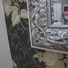 Зеркало большое Тиффани Premium черная/серебро (ТФ/02(П) в Когалыме - kogalym.mebel24.online | фото 3