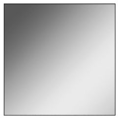 Зеркало Corsica 500х500 black без подсветки Sansa (SB1063Z) в Когалыме - kogalym.mebel24.online | фото 1