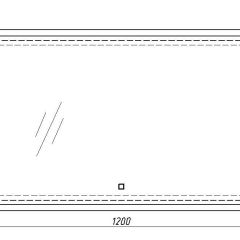 Зеркало Dream 120 alum с подсветкой Sansa (SD1025Z) в Когалыме - kogalym.mebel24.online | фото 7