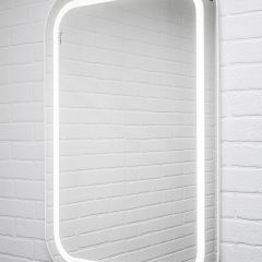 Зеркало Elis 100 white с подсветкой Sansa (SEe1045Z) в Когалыме - kogalym.mebel24.online | фото 3