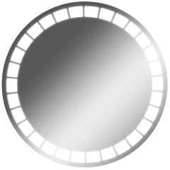 Зеркало Маскат 700х700 с подсветкой Домино (GL7057Z) в Когалыме - kogalym.mebel24.online | фото 1