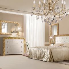 Зеркало Тиффани Premium слоновая кость/золото (ТФ/01(П) в Когалыме - kogalym.mebel24.online | фото 2