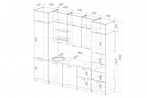 АЛЬБА Кухонный гарнитур Экстра 2 (3000 мм) в Когалыме - kogalym.mebel24.online | фото 2