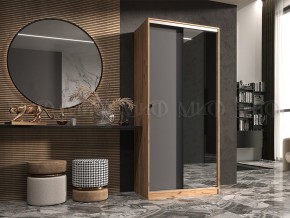 АЛЬЯНС Шкаф-купе (сандал светлый, графит) в Когалыме - kogalym.mebel24.online | фото