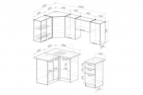 АСАЯ Кухонный гарнитур Оптима 5 (1200*2000 мм) в Когалыме - kogalym.mebel24.online | фото 2