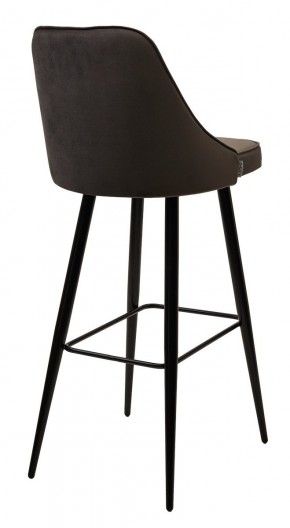 Барный стул NEPAL-BAR ГРАФИТ #14, велюр/ черный каркас (H=78cm) М-City в Когалыме - kogalym.mebel24.online | фото 2
