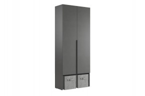 БАСКО Прихожая К5 (графит) в Когалыме - kogalym.mebel24.online | фото 7