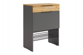 БАСКО Прихожая К8 (графит) в Когалыме - kogalym.mebel24.online | фото 6