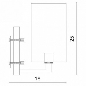 Бра Divinare Porta 5933/01 AP-1 в Когалыме - kogalym.mebel24.online | фото 3