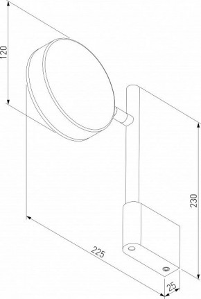Бра Elektrostandard Tobi a064593 в Когалыме - kogalym.mebel24.online | фото 3