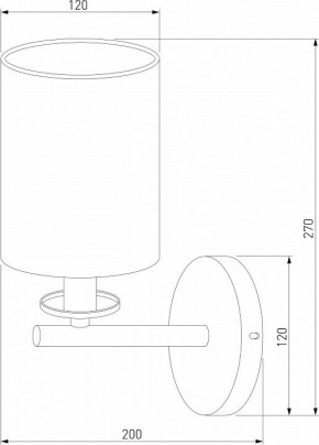 Бра Eurosvet Caprera 60146/1 латунь в Когалыме - kogalym.mebel24.online | фото 3
