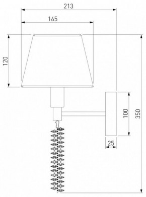 Бра Eurosvet Charuel 60148/1 матовое золото в Когалыме - kogalym.mebel24.online | фото