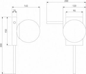 Бра Eurosvet Fredo 40036/1 черный жемчуг в Когалыме - kogalym.mebel24.online | фото 4