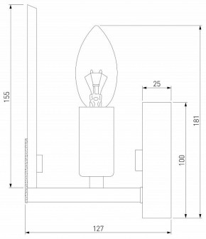 Бра Eurosvet Marble 60158/1 латунь в Когалыме - kogalym.mebel24.online | фото 3