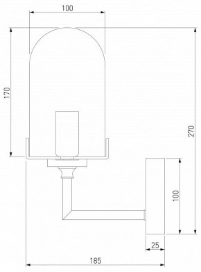 Бра Eurosvet Pluto 60156/1 хром в Когалыме - kogalym.mebel24.online | фото 2