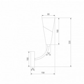Бра Eurosvet Rhyton 60167/1 никель в Когалыме - kogalym.mebel24.online | фото 6