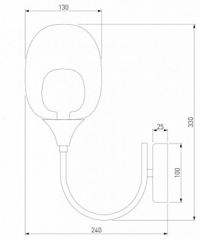 Бра Eurosvet Spritz 70218/1 латунь в Когалыме - kogalym.mebel24.online | фото 4