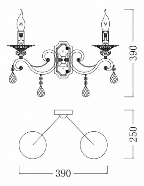 Бра Maytoni Grace ARM247-02-G в Когалыме - kogalym.mebel24.online | фото 4