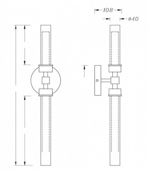 Бра Maytoni Stelo MOD116WL-L7B3K в Когалыме - kogalym.mebel24.online | фото 3