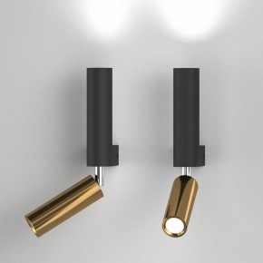 Бра с подсветкой Eurosvet Pitch 40020/1 LED черный/латунь в Когалыме - kogalym.mebel24.online | фото 3