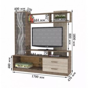 ДАРЬЯ Гостиная (Крафт серый/Крафт белый) в Когалыме - kogalym.mebel24.online | фото 8