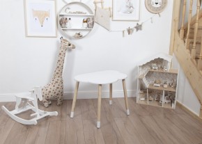 Детский стол Rolti Baby «Облачко»  (белый/береза, массив березы/мдф) в Когалыме - kogalym.mebel24.online | фото