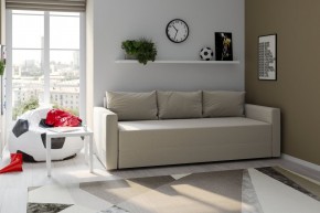 Диван-кровать Вало светло-серый, ткань рогожка в Когалыме - kogalym.mebel24.online | фото 2
