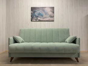 Диван Престиж-3 (НПБ) велюр Sensey mist green в Когалыме - kogalym.mebel24.online | фото