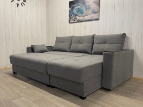 Диван угловой Комфорт-3 (НПБ+МДФ) велюр Galaxy Lite 26 в Когалыме - kogalym.mebel24.online | фото 3