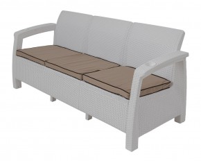 Диван Yalta Premium Sofa 3 Set (Ялта) белый (+подушки под спину) в Когалыме - kogalym.mebel24.online | фото
