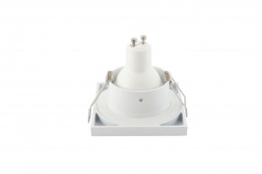 DK3014-WH Встраиваемый светильник влагозащ., IP 44, 50 Вт, GU10, белый, алюминий в Когалыме - kogalym.mebel24.online | фото 5