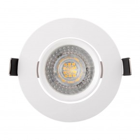 DK3020-WH Встраиваемый светильник, IP 20, 10 Вт, GU5.3, LED, белый, пластик в Когалыме - kogalym.mebel24.online | фото 1