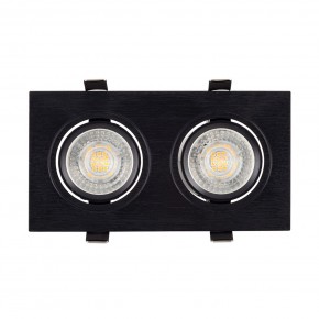DK3022-BK Встраиваемый светильник, IP 20, 10 Вт, GU5.3, LED, черный, пластик в Когалыме - kogalym.mebel24.online | фото 2