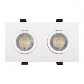 DK3022-WH Встраиваемый светильник, IP 20, 10 Вт, GU5.3, LED, белый, пластик в Когалыме - kogalym.mebel24.online | фото 2