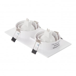 DK3022-WH Встраиваемый светильник, IP 20, 10 Вт, GU5.3, LED, белый, пластик в Когалыме - kogalym.mebel24.online | фото 3
