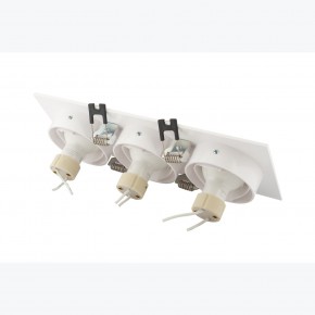 DK3023-WH Встраиваемый светильник, IP 20, 10 Вт, GU5.3, LED, белый, пластик в Когалыме - kogalym.mebel24.online | фото 4