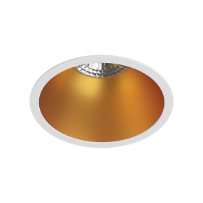 DK3026-WG Встраиваемый светильник, IP 20, 10 Вт, GU5.3, LED, белый/золотой, пластик в Когалыме - kogalym.mebel24.online | фото 1