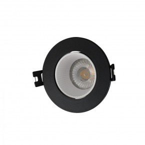 DK3061-BK+WH Встраиваемый светильник, IP 20, 10 Вт, GU5.3, LED, черный/белый, пластик в Когалыме - kogalym.mebel24.online | фото 1