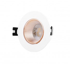 DK3061-WBR Встраиваемый светильник, IP 20, 10 Вт, GU5.3, LED, белый/бронзовый, пластик в Когалыме - kogalym.mebel24.online | фото 1