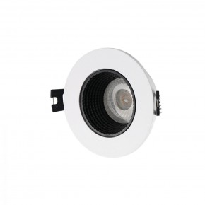 DK3061-WH+BK Встраиваемый светильник, IP 20, 10 Вт, GU5.3, LED, белый/черный, пластик в Когалыме - kogalym.mebel24.online | фото 1
