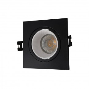 DK3071-BK+WH Встраиваемый светильник, IP 20, 10 Вт, GU5.3, LED, черный/белый, пластик в Когалыме - kogalym.mebel24.online | фото