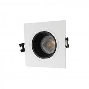 DK3071-WH+BK Встраиваемый светильник, IP 20, 10 Вт, GU5.3, LED, белый/черный, пластик в Когалыме - kogalym.mebel24.online | фото
