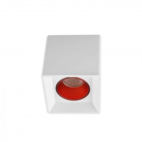 DK3080-WH+RD Светильник накладной IP 20, 10 Вт, GU5.3, LED, белый/красный, пластик в Когалыме - kogalym.mebel24.online | фото 1