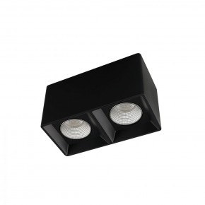 DK3085-BK+CH Светильник накладной IP 20, 10 Вт, GU5.3, LED, черный/хром, пластик в Когалыме - kogalym.mebel24.online | фото 1