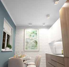 DK3085-WH+BR Светильник накладной IP 20, 10 Вт, GU5.3, LED, белый/бронзовый, пластик в Когалыме - kogalym.mebel24.online | фото 2