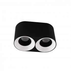 DK3096-BW+BK Светильник накладной IP 20, 10 Вт, GU5.3, LED, черно-белый/черный, пластик в Когалыме - kogalym.mebel24.online | фото