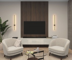 DK5014-BK Бра 1000 мм, 3000К, IP20, 12 Вт, черный, алюминий в Когалыме - kogalym.mebel24.online | фото 4