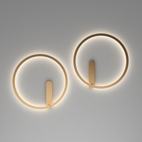 DK5035-SG Бра ROUND со светодиодом, IP20, 24W, 3000/4000/6500K, матовое золото, алюминий в Когалыме - kogalym.mebel24.online | фото 7