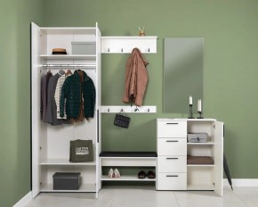 ЭЙР прихожая (модульная) Белый Шагрень в Когалыме - kogalym.mebel24.online | фото 2