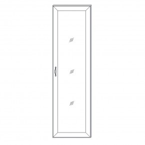 Фасад двери с зеркалом Сиена в Когалыме - kogalym.mebel24.online | фото 3